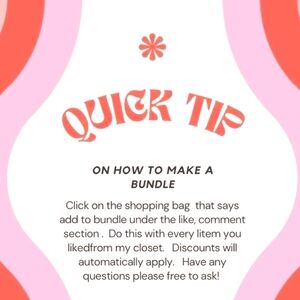 Tips for bundling